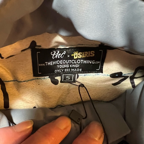 Utility puffer vest grey size Small by THC - Picture 6 of 7